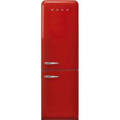 Külmik Smeg, 50-ndate stiil, 196 cm, 234/97 l, 35 dB, elektrooniline juhtimine, NoFrost, punane