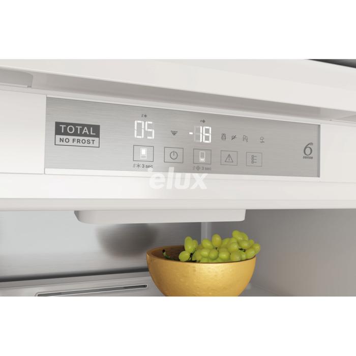 Külmik Whirlpool, integreeritav, 193,5 cm, 212/68 l, 32 dB, elektrooniline juhtimine, NoFrost, valge