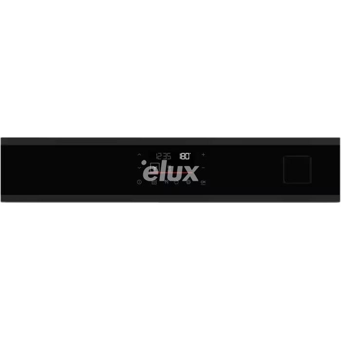 Духовой шкаф Electrolux, 72 л, пиролиз, функция отпаривания, матовый черный цвет.