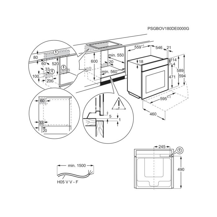 Auru-kombiahi Electrolux, 70 l, must/rv teras