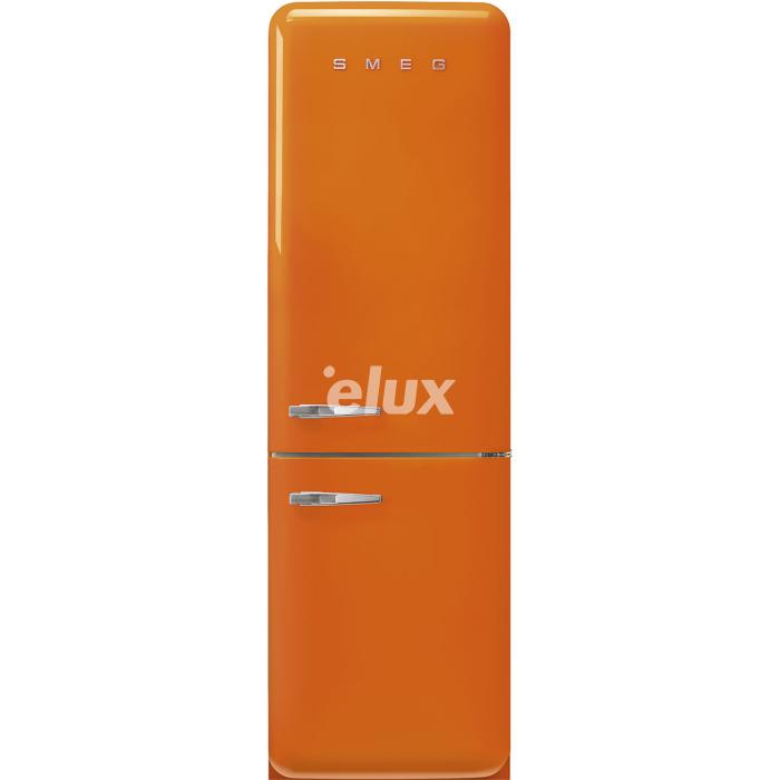 Külmik Smeg, 50-ndate stiil, NoFrost, 196 cm, 234/97 l, 35 dB, elektrooniline juhtimine, oranž