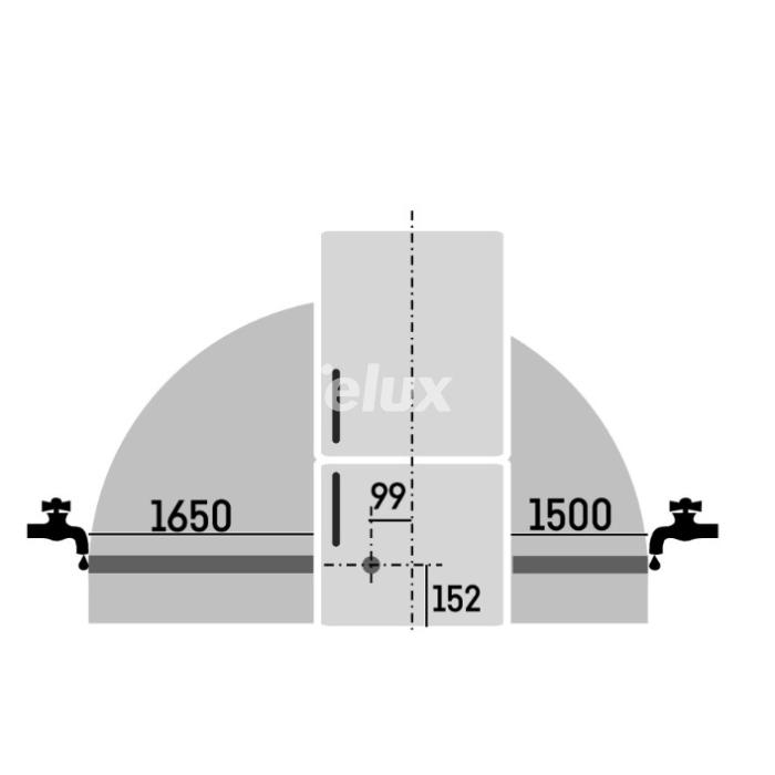 Külmik Liebherr, 185,5 cm, 171/133 l, 36 dB, puutetundlik, NoFrost, rv teras