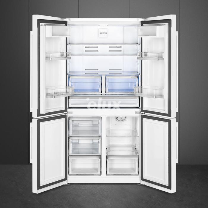 Külmik Smeg, 182 cm, 376/196 l, 39 dB, puutetundlik, NoFrost, valge