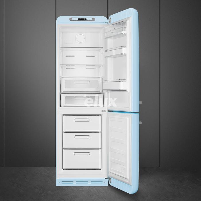 Külmik Smeg, 50-ndate stiil, NoFrost, 196 cm, 234/97 l, 35 dB, elektrooniline juhtimine, pastellsinine, pastellsinine