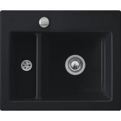 Valamu Villeroy&Boch, Subway XM Flat, 60 cm, tasapaigaldatav, nupuga, keraamiline, Graphite