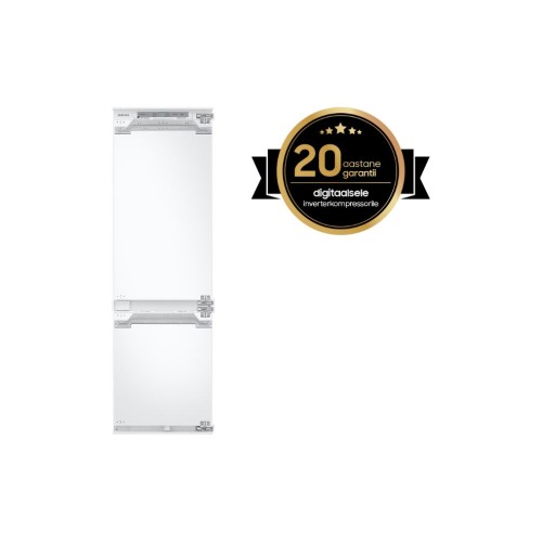 Külmik Samsung, integreeritav, 177 cm, 190/74 l, 35 dB, elektrooniline juhtimine, NoFrost, valge