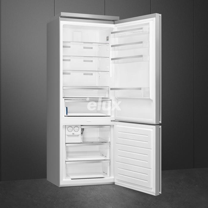 Külmik Smeg 196 cm, 344/137 l, 36 dB, elektrooniline juhtimine, NoForst, rv-teras