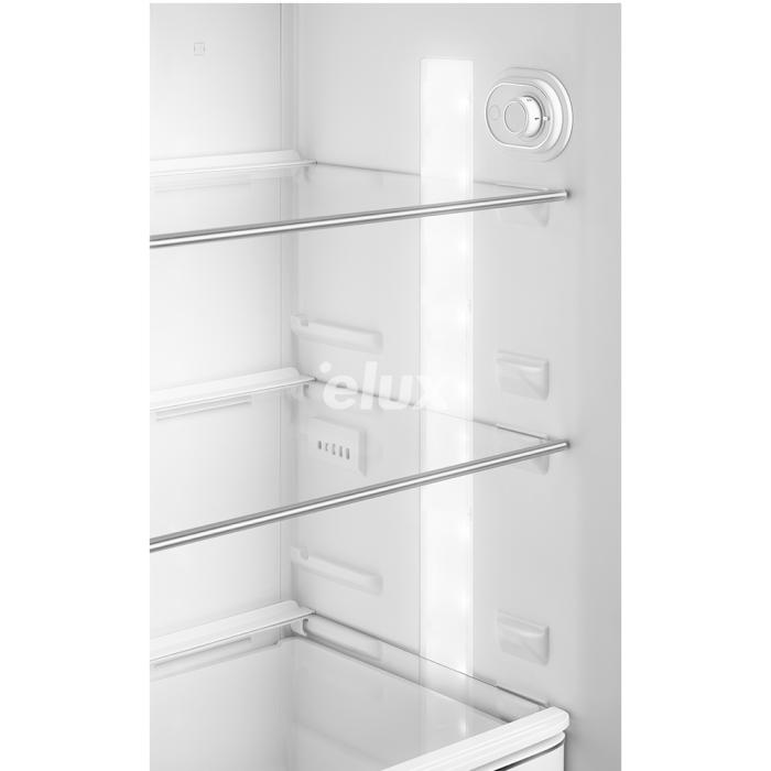 Külmik Smeg, 50-ndate stiil, 172 cm, 222/72 l, 34 dB, mehaaniline, vasak, oranž