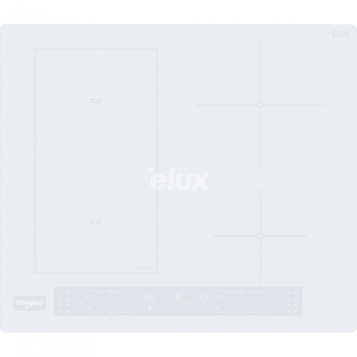 Pliidiplaat Whirlpool, 4 x induktsioon, flexi tsoon, 59 cm, valge