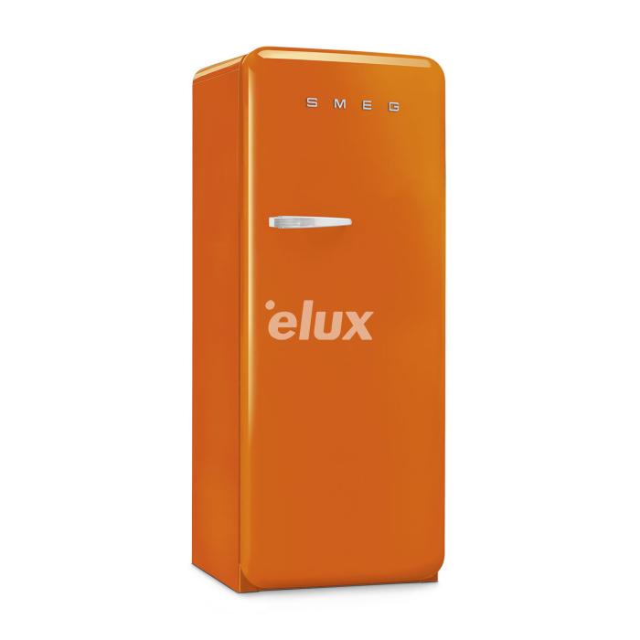 Külmik Smeg, 50-ndate stiil, 153 cm, 244/26 l, 35 dB, mehaaniline juhtimine, oranž