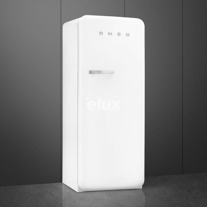 Külmik Smeg, 50-ndate stiil, 153 cm, 244/26 l, 35 dB, mehaaniline juhtimine, matt valge