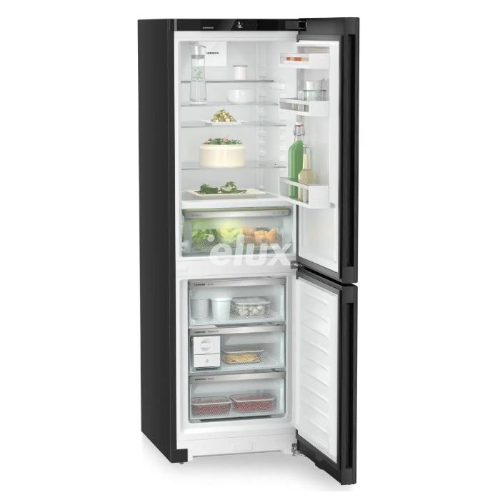 Külmik Liebherr Plus, 185,5 cm, 218/103 l, 34 dB, puutetundlik, NoFrost, must