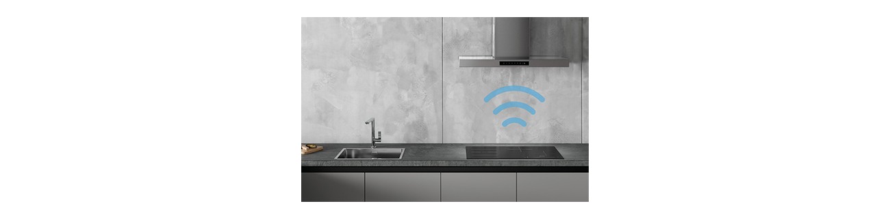 SMEG Auto-Vent automaatikaga juhid õhupuhastit pliidiplaadilt