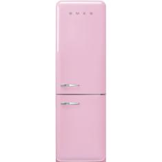 Külmik Smeg, 50-ndate stiil, 196 cm, 234/97 l, 35 dB, elektrooniline juhtimine, NoFrost, pastellroosa
