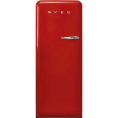 Külmik Smeg, 50-ndate stiil, 153 cm, 244/26 l, 35 dB, mehaaniline juhtimine, punane