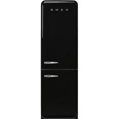 Külmik Smeg, 50-ndate stiil, NoFrost, 196,8 cm, 234/97 l, 35 dB, elektrooniline juhtimine, must