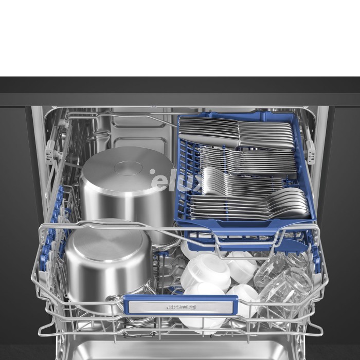 Nõudepesumasin Smeg, integreeritav, 3 korvi, A, 60 cm, 42 dB