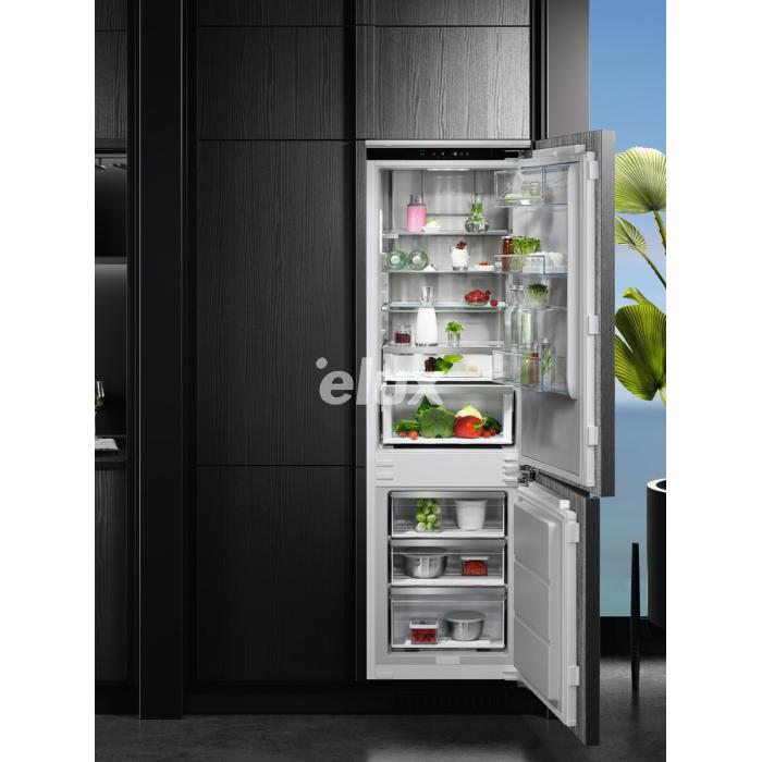 Külmik AEG 8000, integreeritav, 176,9 cm, 182/62 l, 35dB, NoFrost, valge