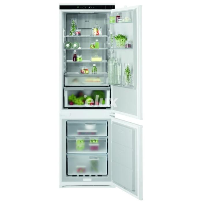 Külmik AEG 8000, integreeritav, 177,2 cm, 186/62 l, 35dB, NoFrost, valge