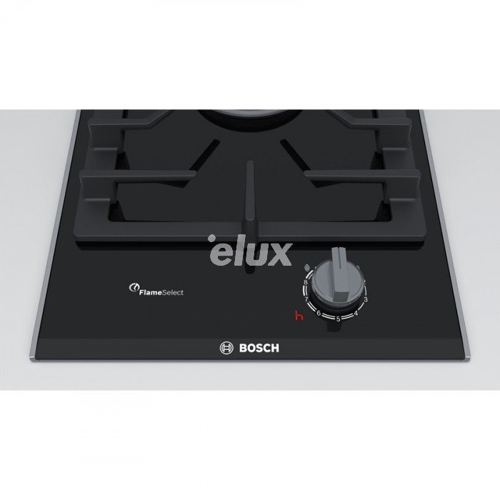 Pliidiplaat Bosch, 1 x WOK gaas, Domino, 30 cm, must, rv raam ja faasitud serv