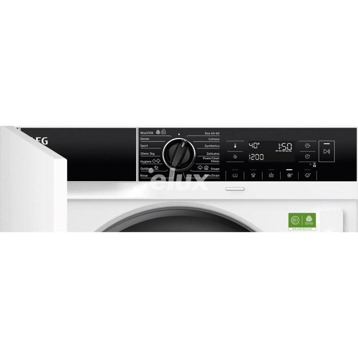 Pesumasin AEG, integreeritav, eestlaetav, inverter, 8 kg, 1400 p/min
