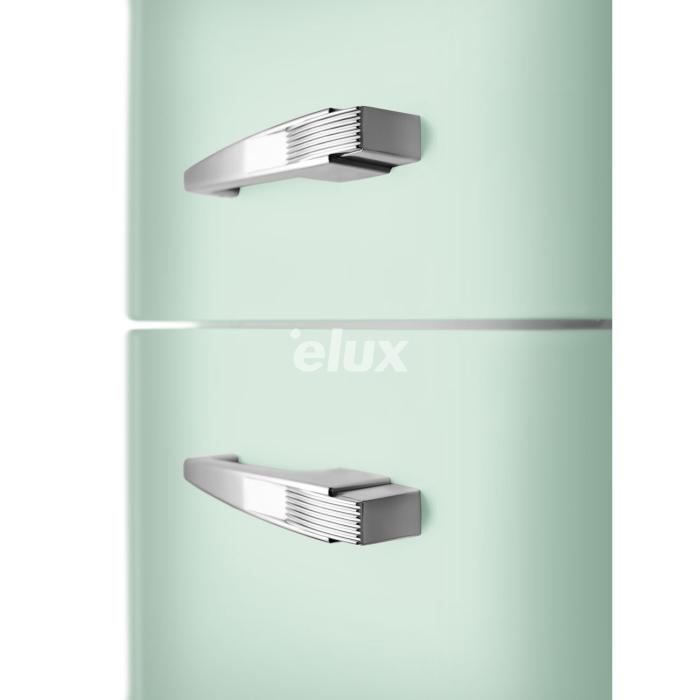 Külmik Smeg, 50-ndate stiil, 172 cm, 222/72 l, 34 dB, mehaaniline, vasak, pastellroheline