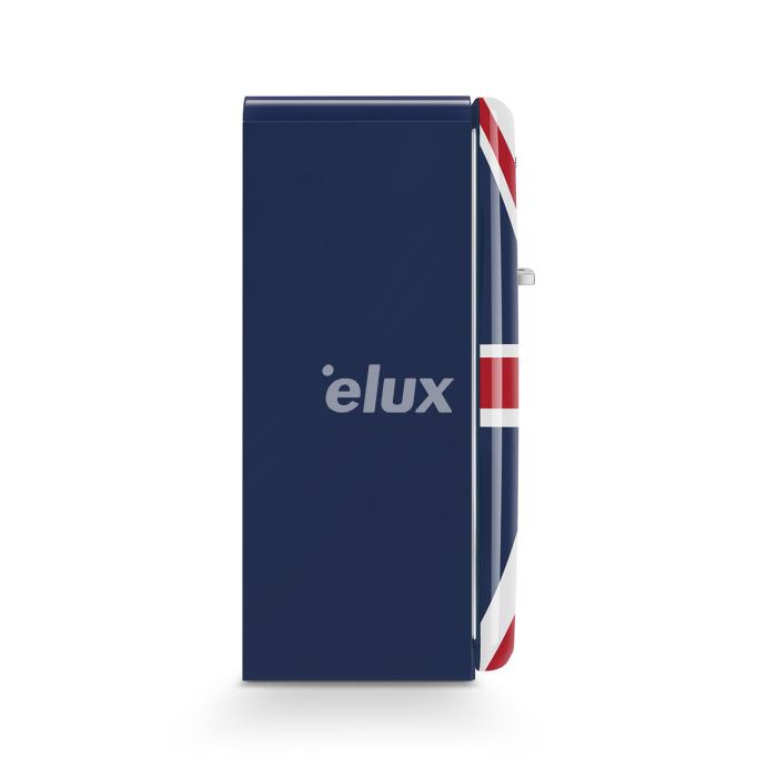Külmik Smeg, 50-ndate stiil, 153 cm, 244/26 l, 35 dB, mehaaniline juhtimine, Union Jack