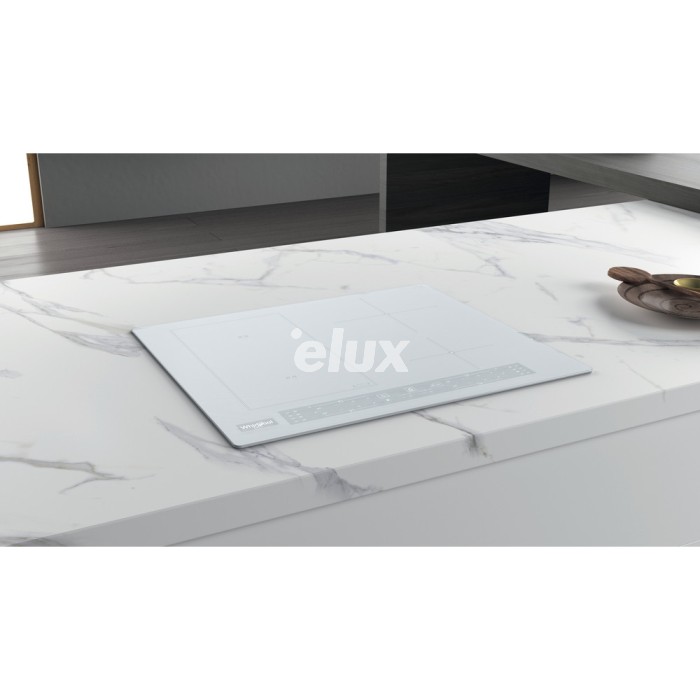 Pliidiplaat Whirlpool, 4 x induktsioon, flexi tsoon, 59 cm, valge