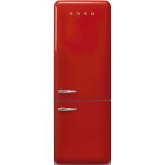 Külmik Smeg, 50-ndate stiil, 205 cm, 344/137 l, 37 dB, puutetundlik juhtimine, NoFrost, punane