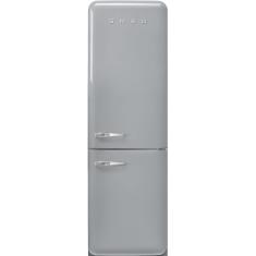 Külmik Smeg, 50-ndate stiil, 196 cm, 234/97 l, 35 dB, elektrooniline juhtimine, NoFrost, hõbedane
