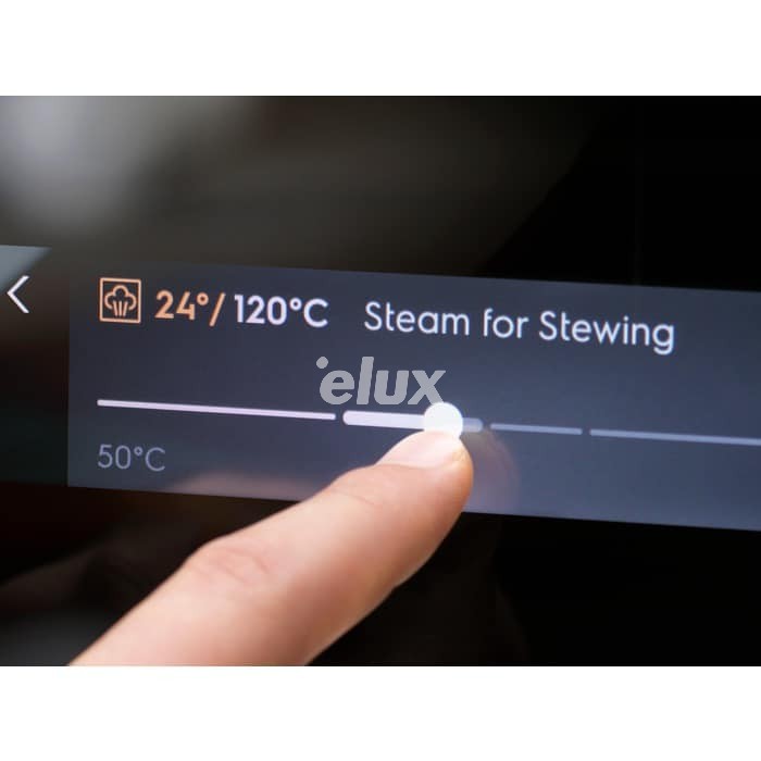 Salongi näidis! Auru-kombiahi Electrolux, 70 l, auruprogrammid, aurupuhastus, must/rv teras