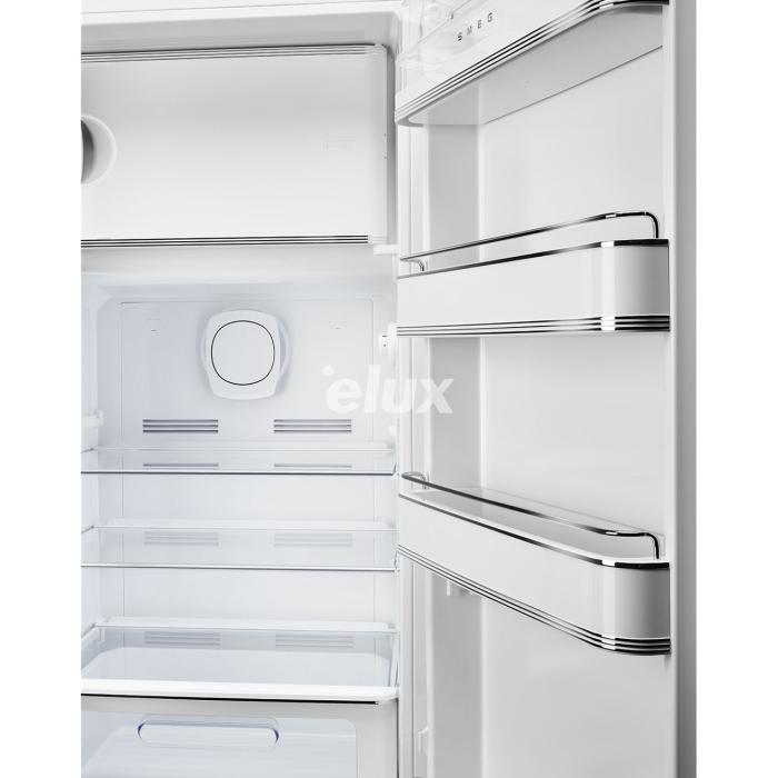 Külmik Smeg, 50-ndate stiil, 153 cm, 244/26 l, 35 dB, mehaaniline juhtimine, parem, rooste