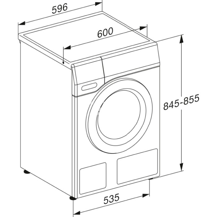 Pesumasin Miele WEI 875 WPS D lW, eestlaetav, 9 kg, 1600 p/min, inverter