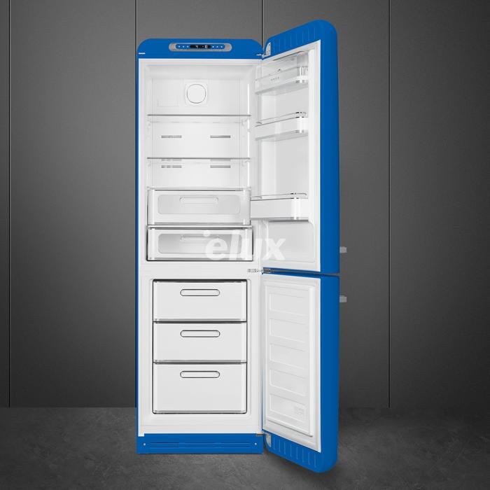 Külmik Smeg, 50-ndate stiil, NoFrost, 196 cm, 234/97 l, 35 dB, elektrooniline juhtimine, sinine