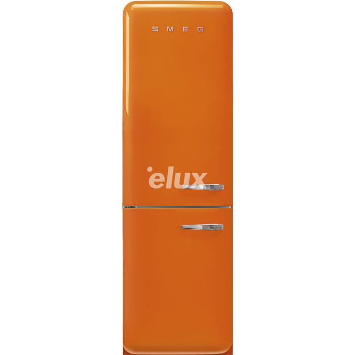 Külmik Smeg, 50-ndate stiil, 196 cm, 234/97 l, 35 dB, elektrooniline juhtimine, NoFrost, oranž