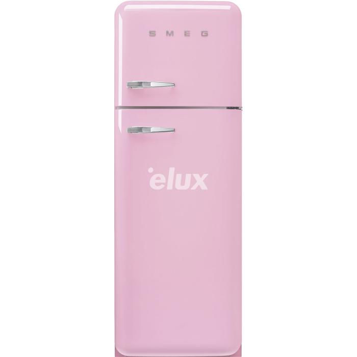 Külmik Smeg, 50-ndate stiil, 172 cm, 222/72 l, 34 dB, parem, mehaaniline juhtimine, pastellroosa
