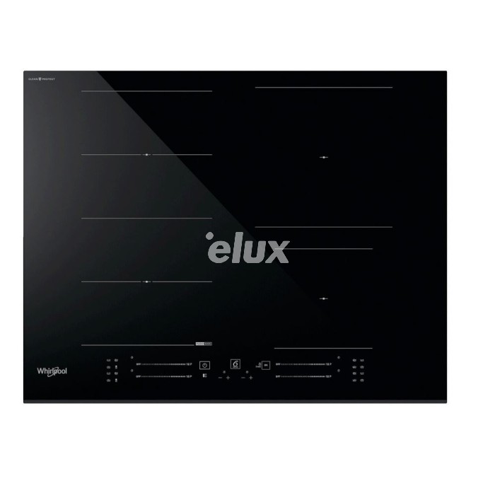 Pliidiplaat Whirlpool, 4 x induktsioon, flexi tsoon, 6 sense, 65 cm, must