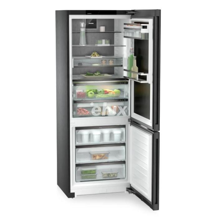 Külmik Liebherr, 201 cm, 335/138 l, 34 dB, NoFrost, puutetundlik, must