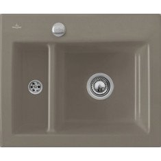 Valamu Villeroy&Boch, Subway XM, 60 cm, pealt paigaldatav, nupuga, keraamiline, Timber