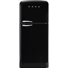 Külmik Smeg, 50-ndate stiil, 192 cm, 400/124 l, 41 dB, elektrooniline juhtimine, parem, must