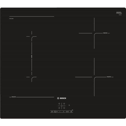 Pliidiplaat Bosch, 4 x induktsioon, 60 cm, must