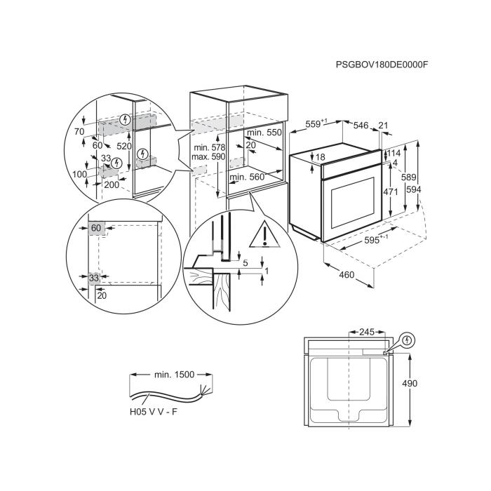Auru-kombiahi Electrolux, 70 l, must/rv teras