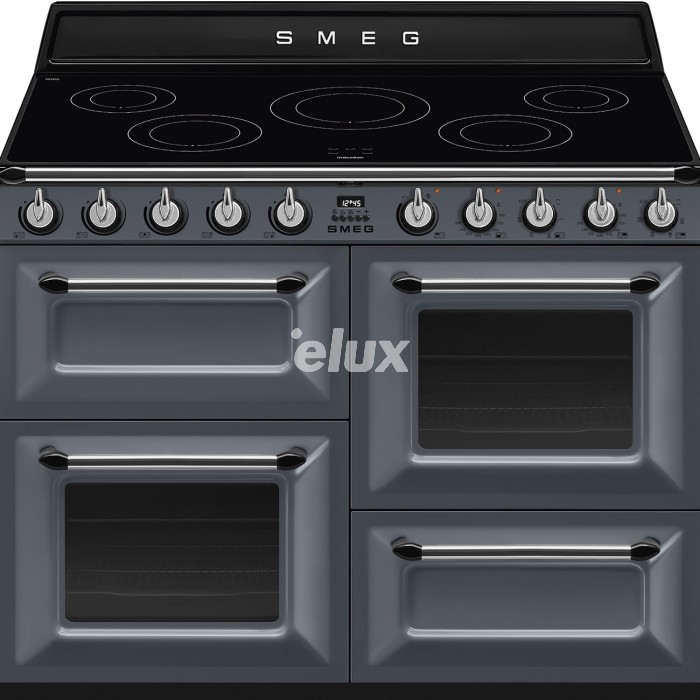 Elektripliit Smeg Victoria, 5 x induktsioon, 3x elektriahi, aurupuhastus, 110 cm, hall