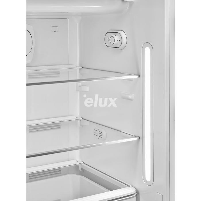 Külmik Smeg, 50-ndate stiil, 153 cm, 244/26 l, 35 dB, mehaaniline juhtimine, Union Jack