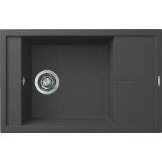 Valamu Elleci Unico 305, pealt paigaldatav, käsitsi, Granitek, G59 antratsiit