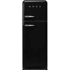 Külmik Smeg, 50-ndate stiil, 172 cm, 222/72 l, 34 dB, mehaaniline, parem, must