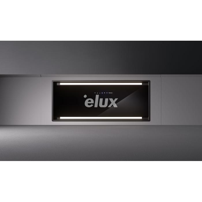Integreeritav õhupuhastaja Falmec PARALLEL 70 cm, valmidus EC/AC mootoriga ja soojavahetiga ühendamiseks, Dynamic LED (muudetav valguse temp. 2700-5600K), must, dialoogsüsteem