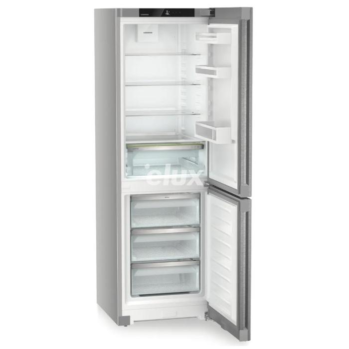 Külmik Liebherr, 185,5 cm, 227/103 l, 35 dB, puutetundlik, NoFrost, rv teras