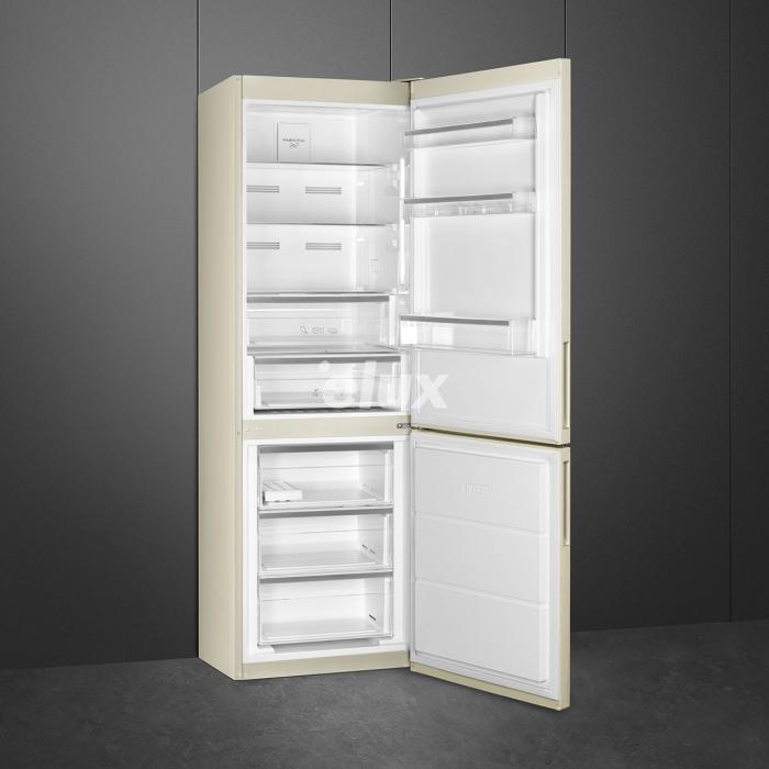 Külmik Smeg 201 cm, 266/101 l, 39 dB, elektrooniline juhtimine, NoForst, marmor