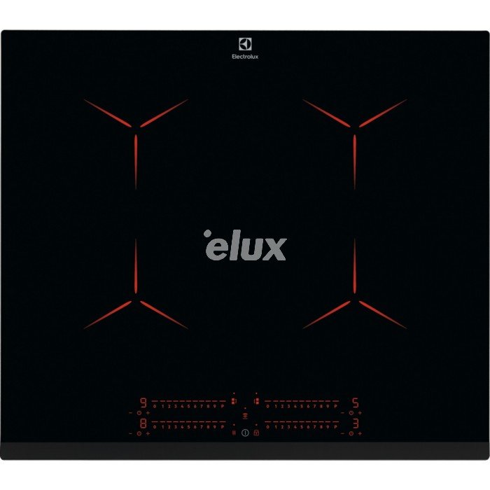 Pliidiplaat Electrolux, 4 x induktsioon, flexi tsoon, 60 cm, Hob2Hood, must